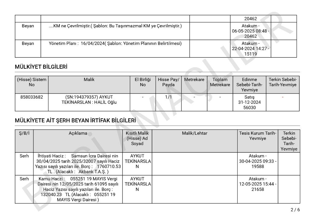 VakıfBank'tan Satılık 2+1 Daire