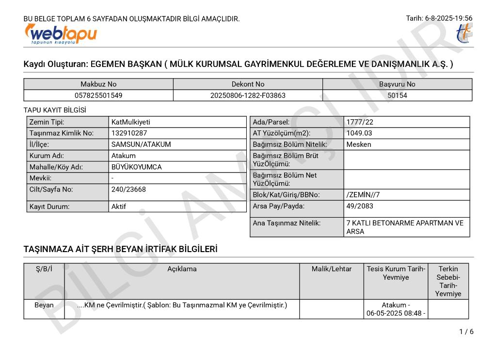VakıfBank'tan Satılık 2+1 Daire
