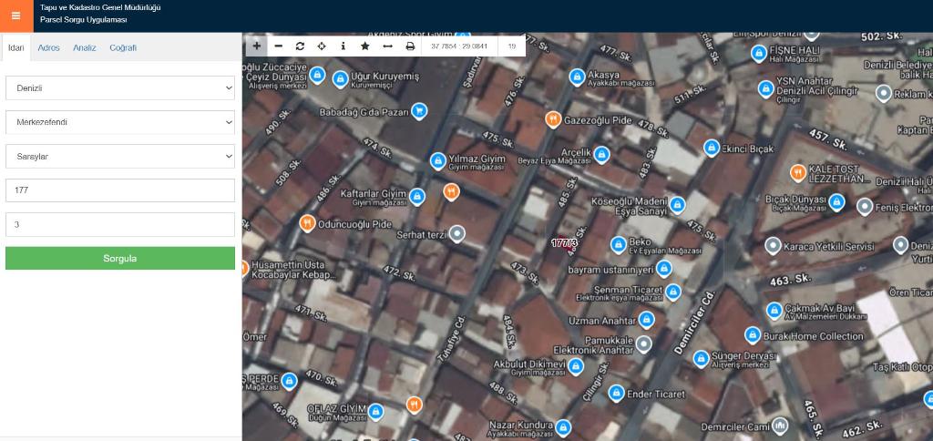 MERKEZEFENDİ SARAYLAR MAHALLESİ'NDE SATILIK 3 KATLI İŞ YERİ(AB-1286)