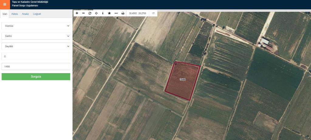 SALİHLİ BEYLİKLİ MAHALLESİ'NDE SATILIK BAĞ (101196473)