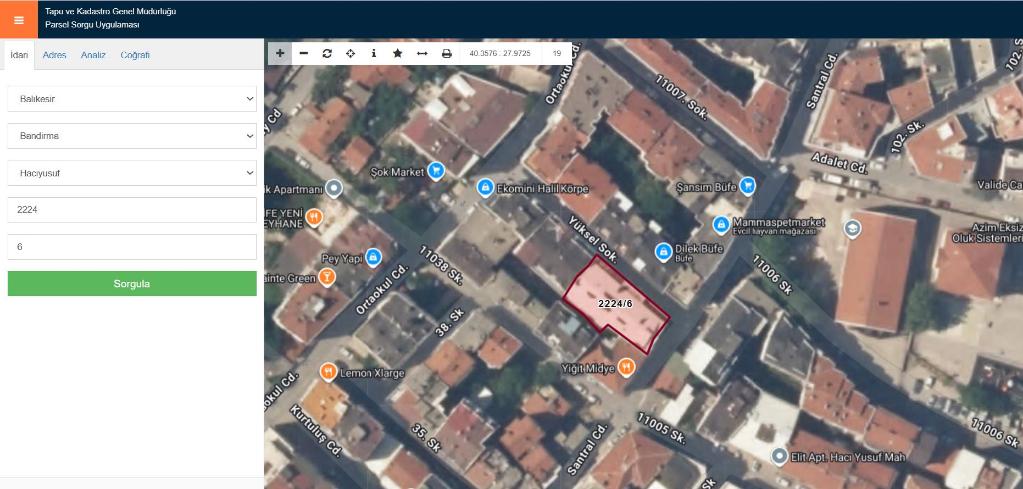 BANDIRMA HACI YUSUF MAHALLESİ'NDE SATILIK DEPO (TKB-1340)