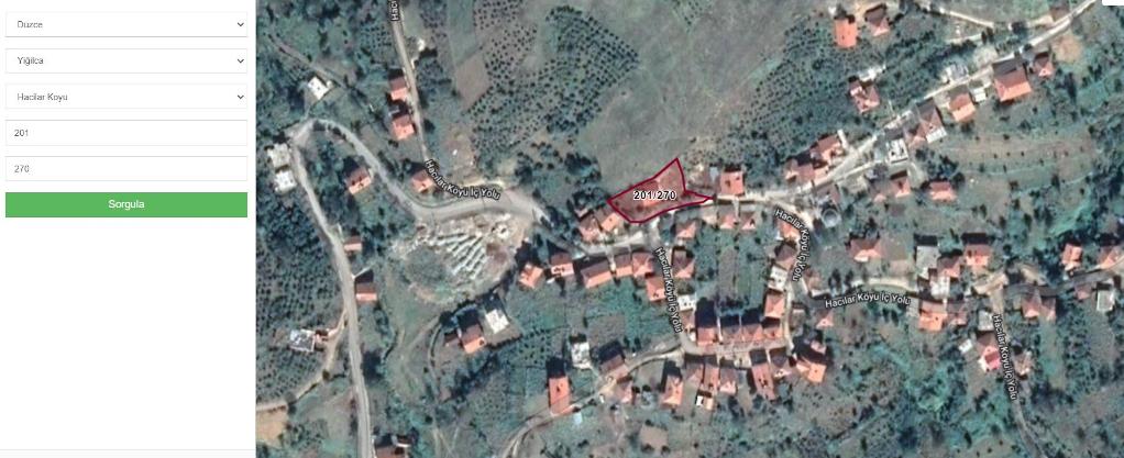 YIĞILCA HACILAR KÖYÜ'NDE HİSSELİ ARSA VE MÜSTAKİL EV (R-1458)