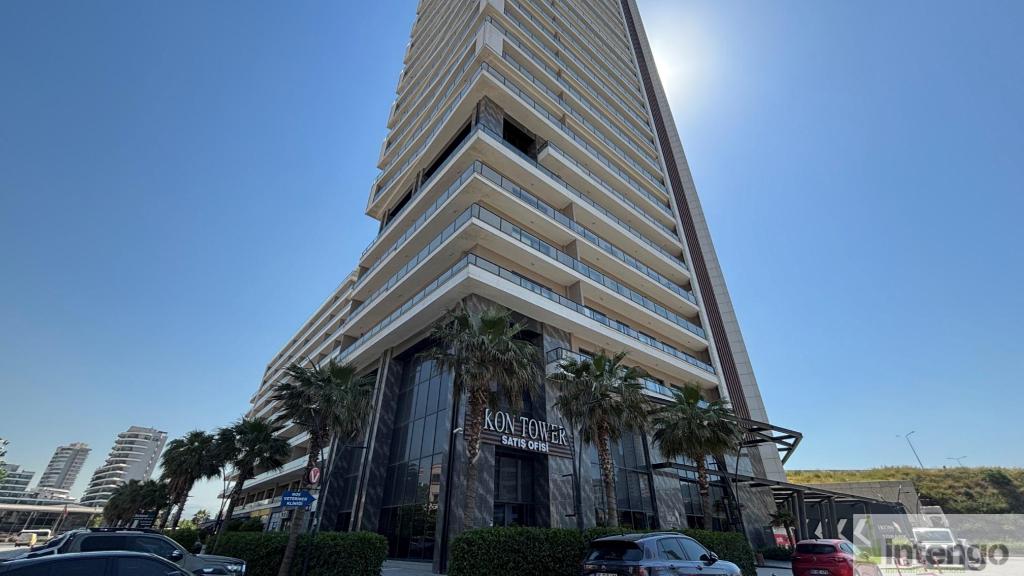 BORNOVA IKON TOWER'DA SATILIK DAİRE (R-1801)