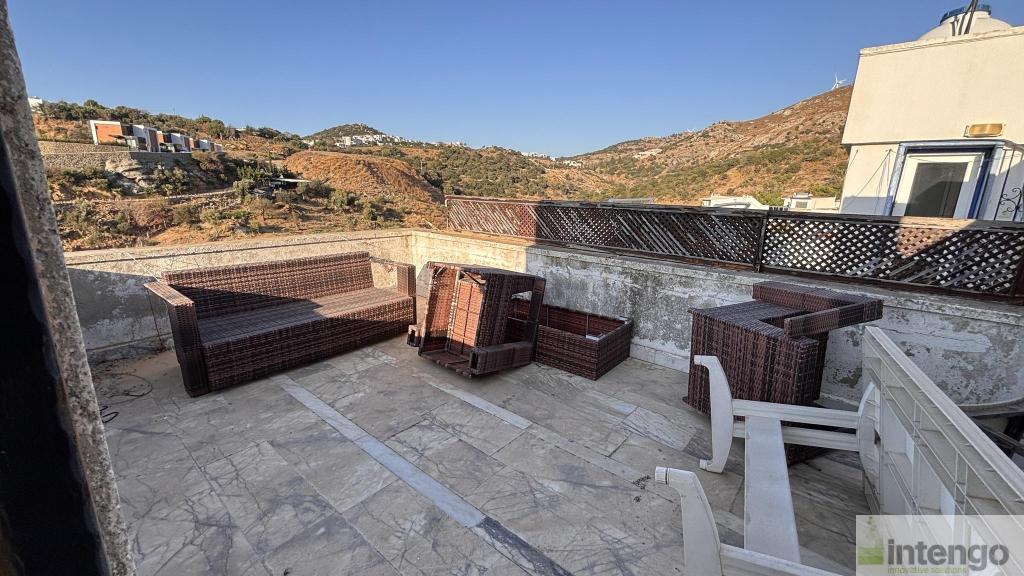 BODRUM KAMELYA SİTESİ'NDE SATILIK DENİZ MANZARALI VİLLA (R-1887) — foto 20